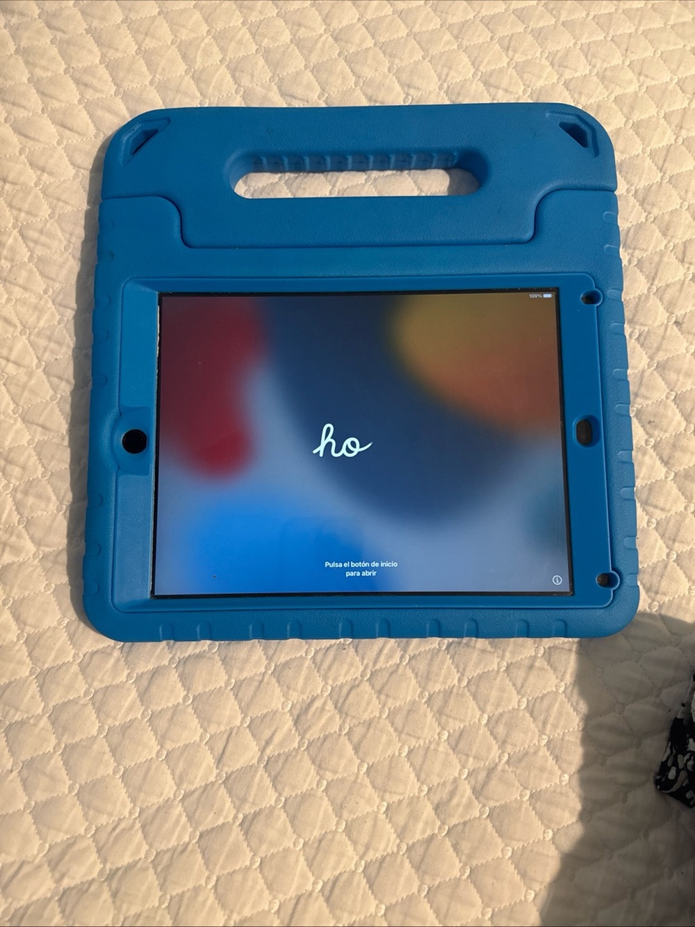 Gen 3 IPad with Blue Kids Tablet Case - Durable Protective Sleeve